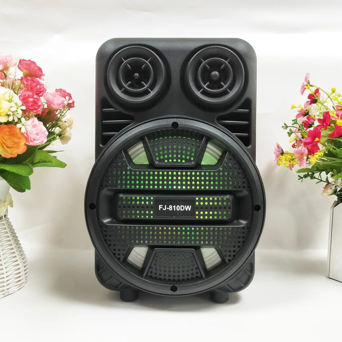 

FJ-810DW New arrival 8 inch portable speaker Custom Logo surround sound party speaker