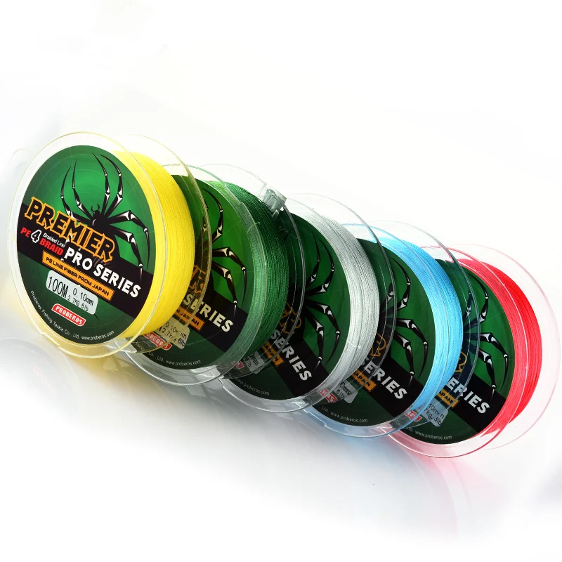 Peche 100M Fishing Lines PE Braid 4 Stands 6LB to 100LB Multifilament Fishing Line Angling Accessories Fishing Rope Cord