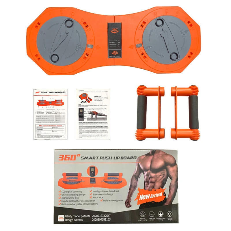 

2021 New Foldable Home Fitness Strength Exercise Push-Up Rack Stand Push Up Board