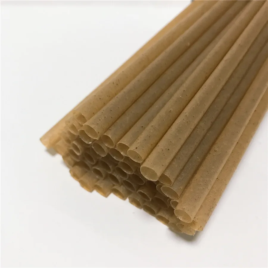 
6/7/8/10/12mm Eco Friendly Sugarcane Fibre Straw Biodegradable Natural Bagasse Straw 