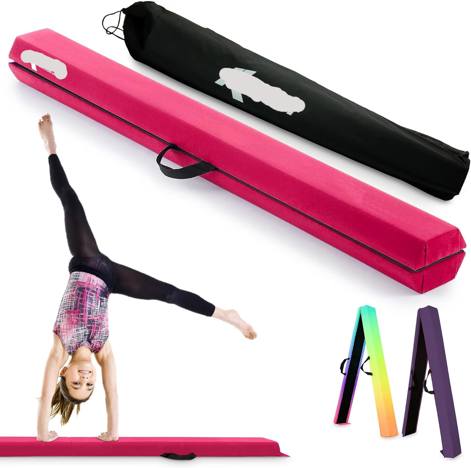Folding Soft Foam Kids Slant Board Gymnastics Training Equipment for Indoor Fitness