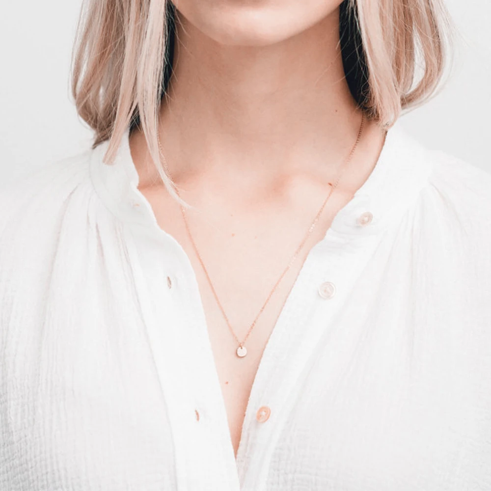 

Manufacturer wholesale stainless steel women's chain necklace bohemian gold plated jewelry