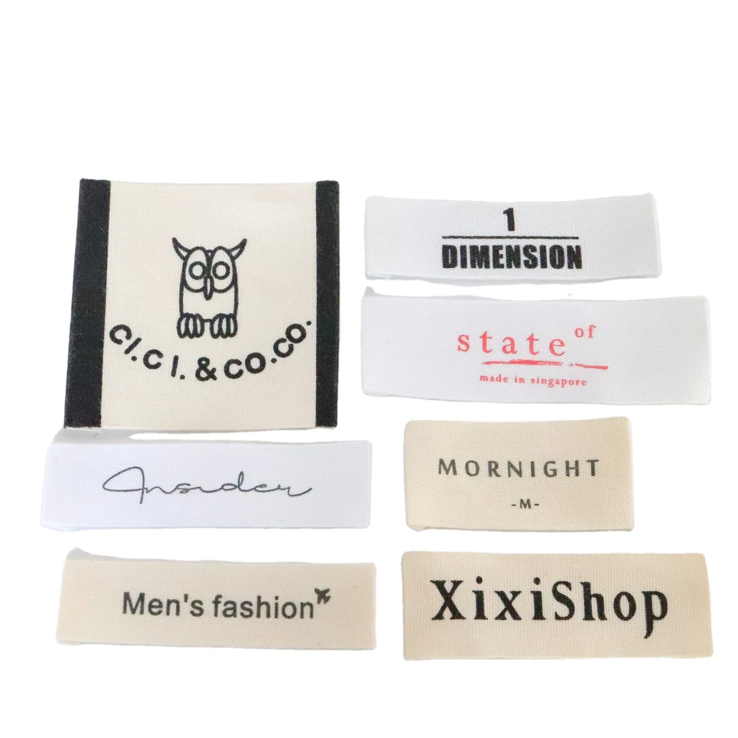 
Wholesale Custom Cotton Polyester Woven clothing Labels  (60681701041)
