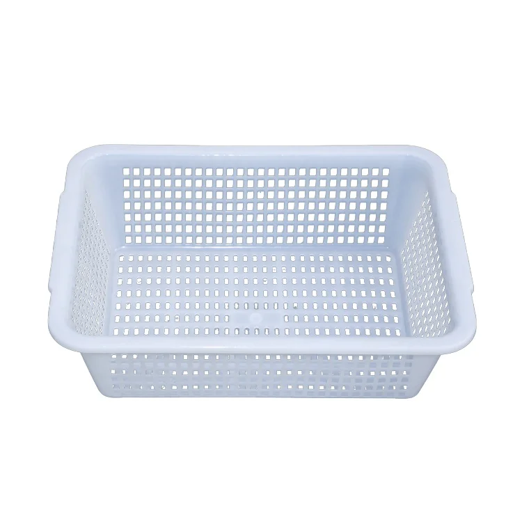 

food grade white plastic mesh set storage perforated drain tray, White/or customized