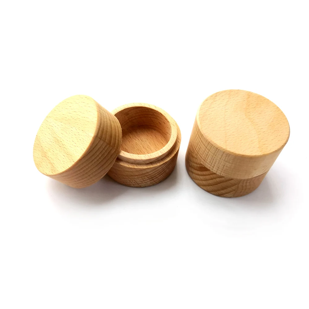 

Factory Wholesale Personalized Wood Round Custom Packaging Wedding Jewelry box, Nature