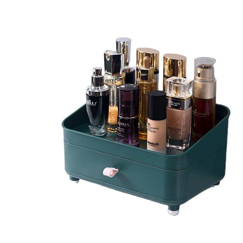 

Creative cosmetic plastic storage box, dustproof finishing cosmetic box