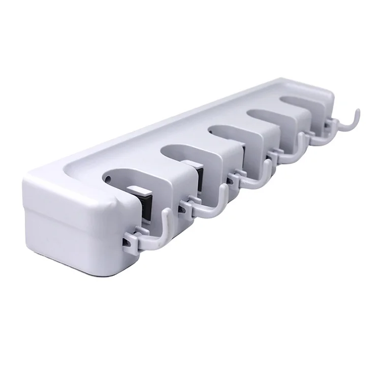 

Plastic PS Magic tools Dust Mop and broom storage Holder with hooks
