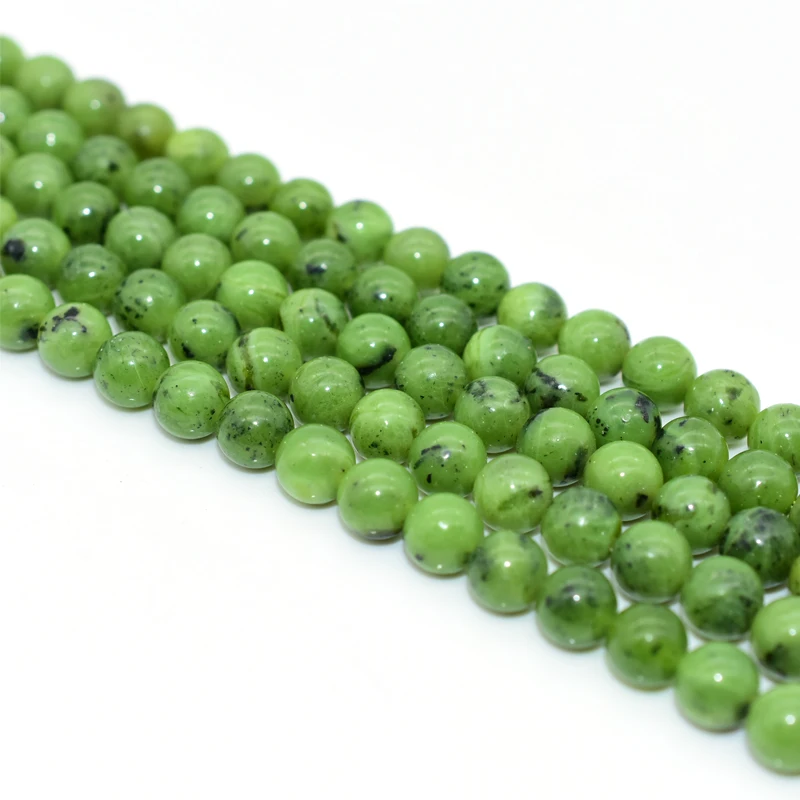 

Trade Insurance 4/6/8/10/12mm High Grade Natural Canadian Jade Loose Beads