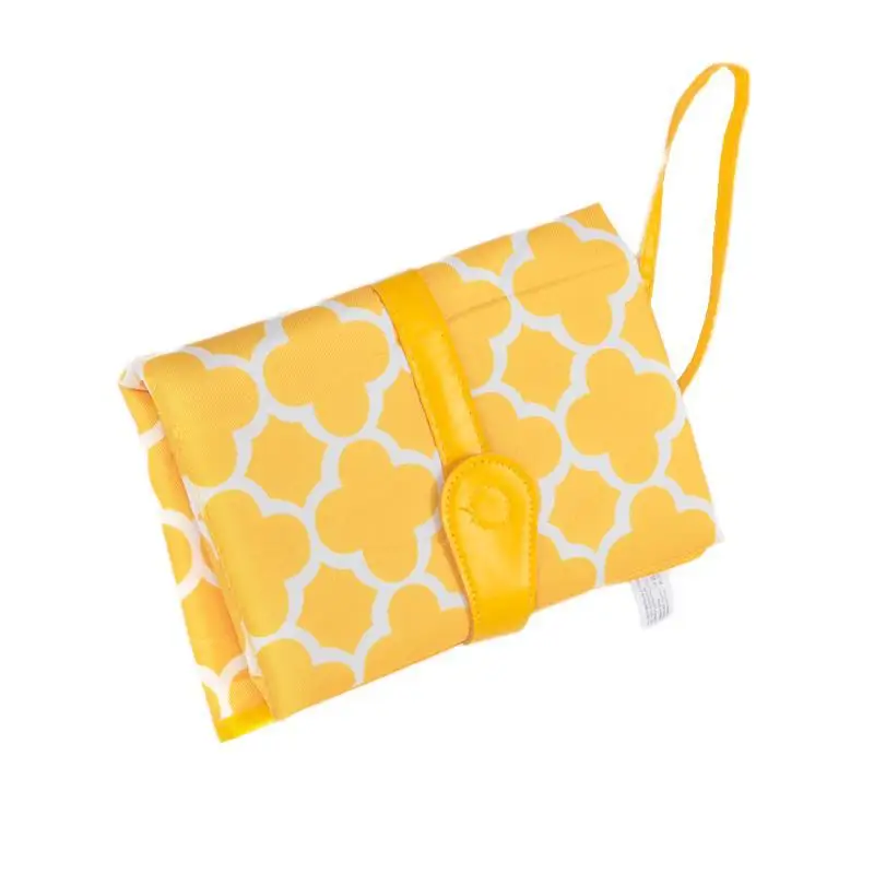 

High Quality Newborn Changing Clutch Bag Travel Diaper Washable Gauze Portable Baby Changing Pad Mat, Colorful