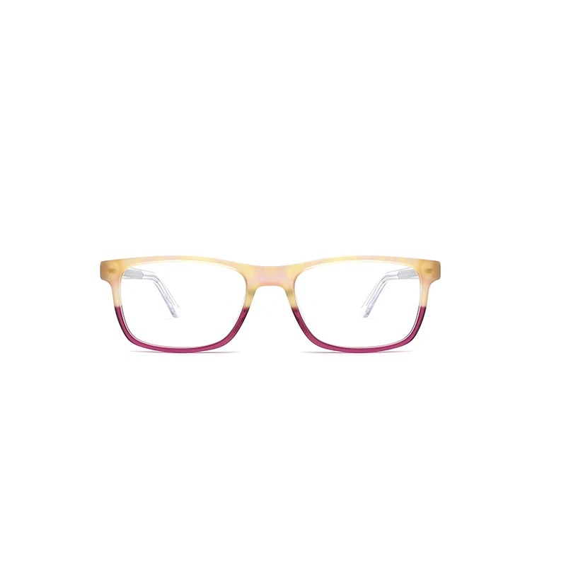 

Wholesale Retro Two Colors Acetate Optical Eyeglasses Fashion Glasses Frames High Quality eyeglass men