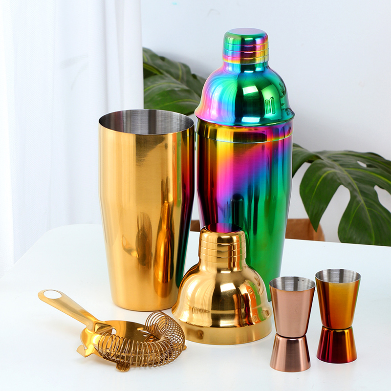 

Bar Tools Drink Making Shaker Mixer Cup 3 pcs Stainless Steel Cocktail Shaker, Silver/gold/rose gold/no.0/no.3