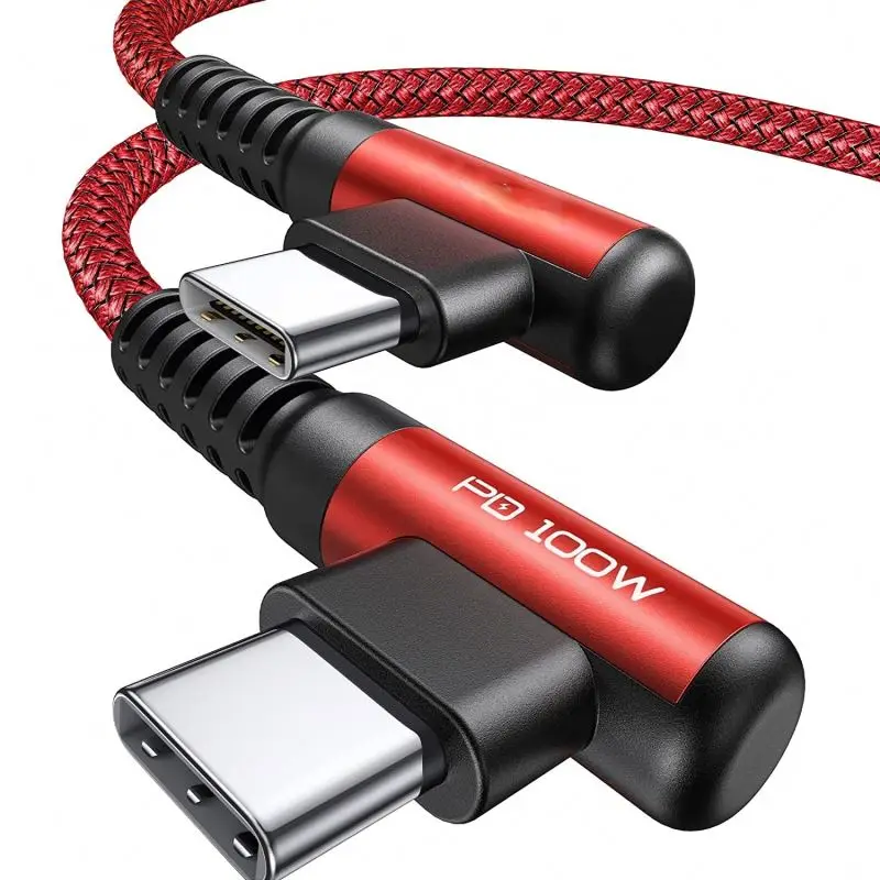

3A Type C Cable QC 3.0 Fast Charging LCD Voltage and Current Display Nylon Braided USB C Data Sync Cable usb c adapter
