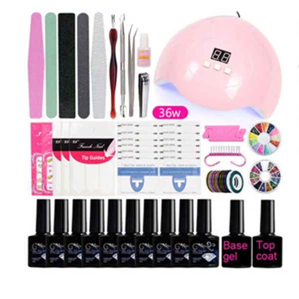

Amazon Hot Selling Nail Art Care Set Uv Polish Gel