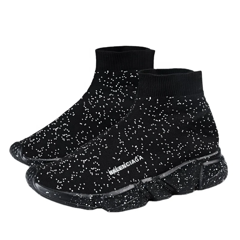 

2021 designer sock sports shoes mens speed 1.0 trainers luxury women men runners trainer sneakers socks boots, Black