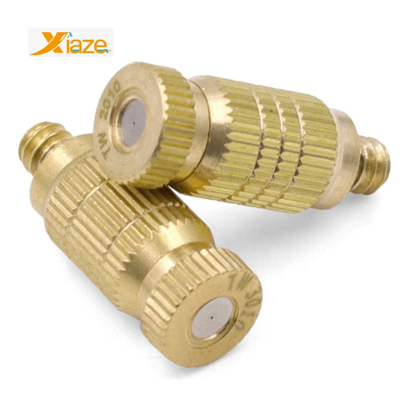 

widely use irrigation cooling system metal fittings fog atomizing misting Water Spray Nozzle brass, Golden