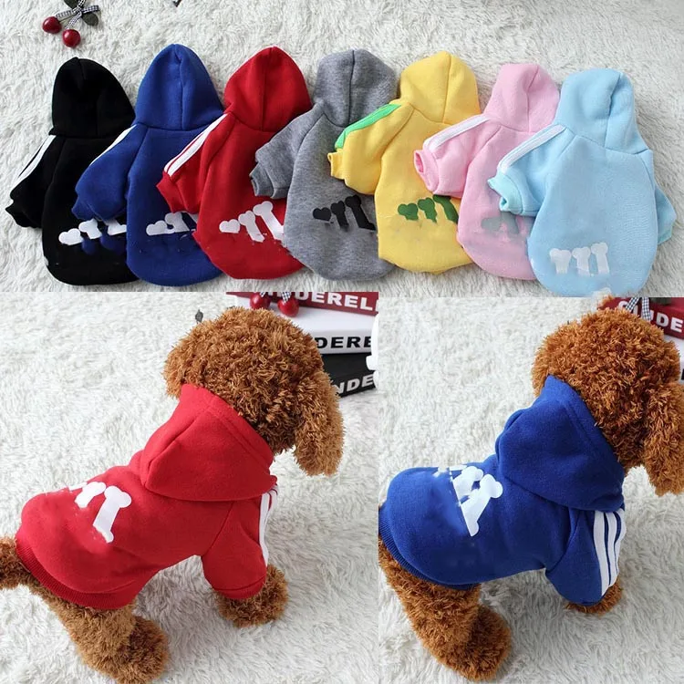 

Wholesale custom pet adidog Puppy Hoodie ropa de perro two Legs luxury dog clothes For dog clothes, As picture