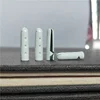 Metal shoe tip accessory shoelace tipping film colorful debossed logo metal aglet