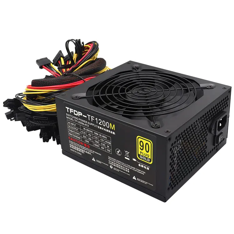 

1200W Computer Switching ATX Power Supply Gaming Desktop PSU 1200W PC power supply