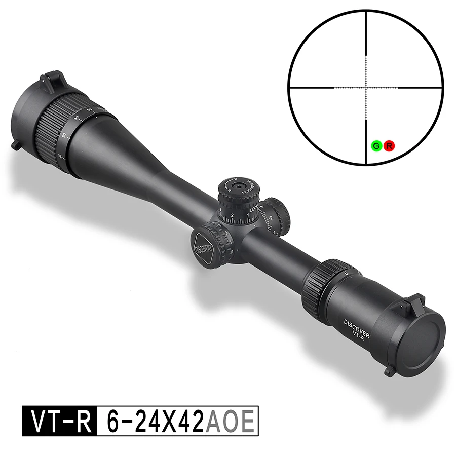 

Discovery VT-R 6-24x42 AOE Second focal plane scope hunting gun scope rifle scope mount