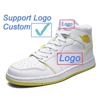 

Wholesale Custom High Quality Fashion Leather Sneakers NK Air AJ 1 Retro High Mid OG Running Basketball Shoes for Men Women