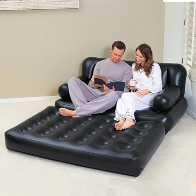 
PVC EN71 6P PVC inflatable living room five in one outdoor sofa 