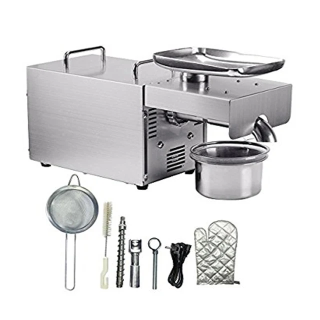 
Home use oil maker peanut sunflower soybean palm oil press extracting expeller machine 