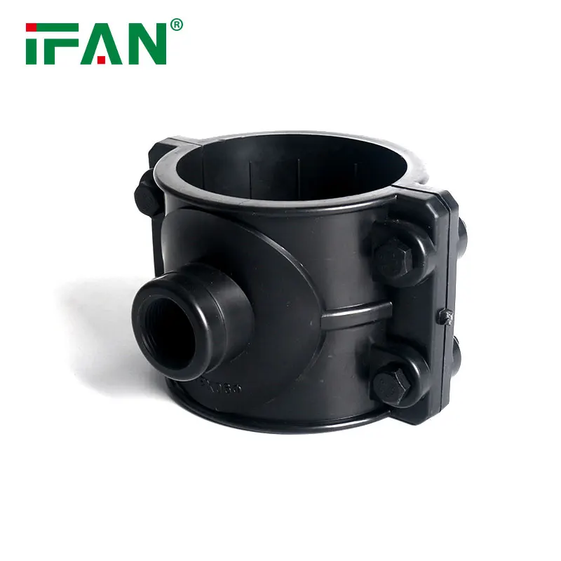 

IFAN HDPE Pipe Fitting PN16 Irrigation Accessories clamp saddle HDPE MDPE PE PP saddles clamps