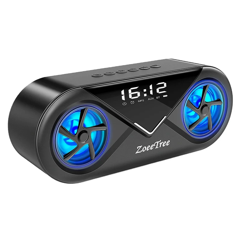 

LED alarm speaker wholesale blutooth portable speakers wireless