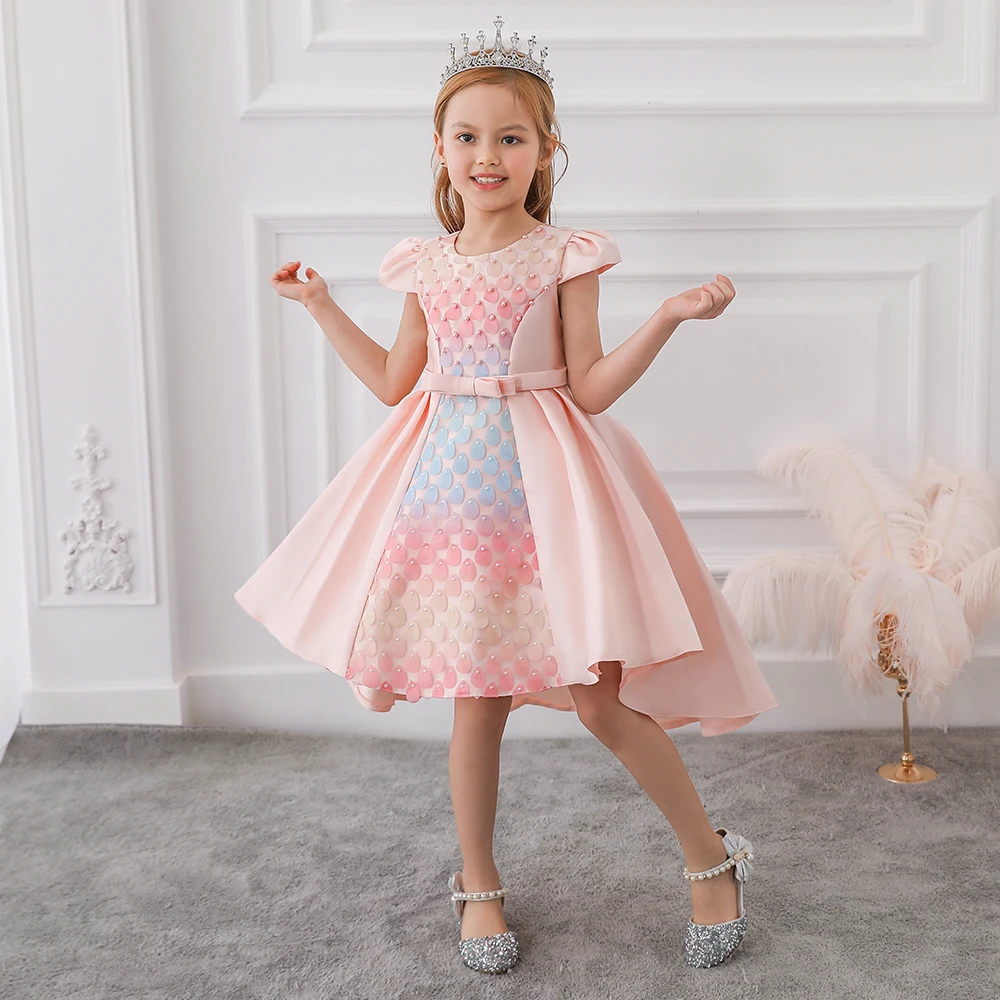 

MQATZ New Arrival Wholesale Manufacturer Stock Girl Party Dresses Wedding Kids Children Boutique Dress