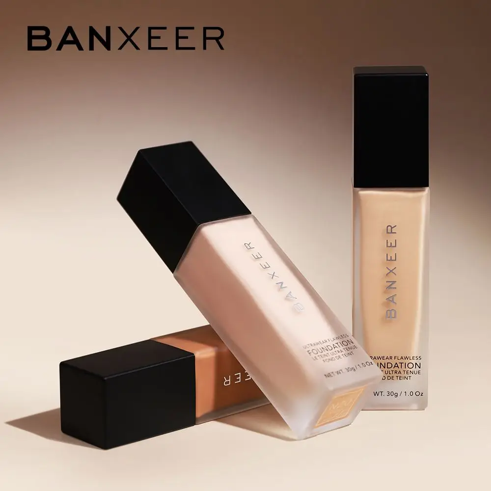 

BANXEER Cover Pores Moisturizing High Coverage Liquid Foundation 8 Colors
