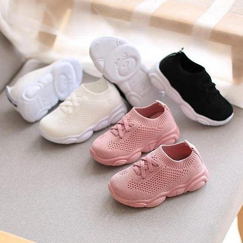 

Kids Shoes Antislip Soft Bottom Baby Sneaker Casual Flat Sneakers Shoes Children size Girls Boys Sports Shoes