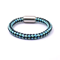 

Wholesale Amazon Top Selling Oval Shape Magnetic Clasp Tibetan Bracelet Rope