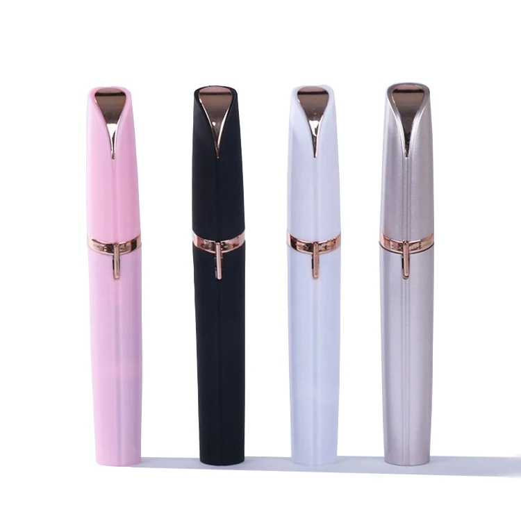 
Women Eyebrow Trimmer Rechargeable USB Painless Eyebrow Hair Remover Pen 