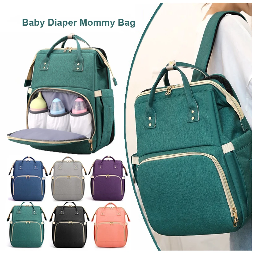 

OMASKA Multi-function Outdoor Mommy Changing Bags Baby Diaper Bag Backpack, 8 colors,check below detais