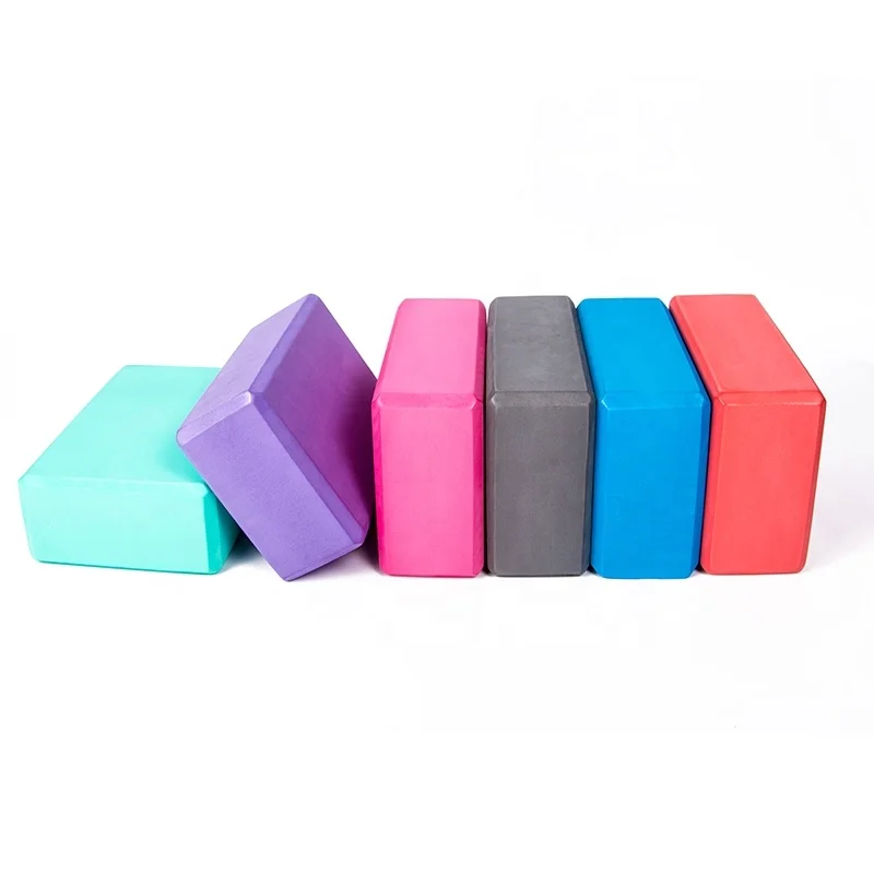 

EVA yoga blocks, Blue, red, purple, pink, customized color