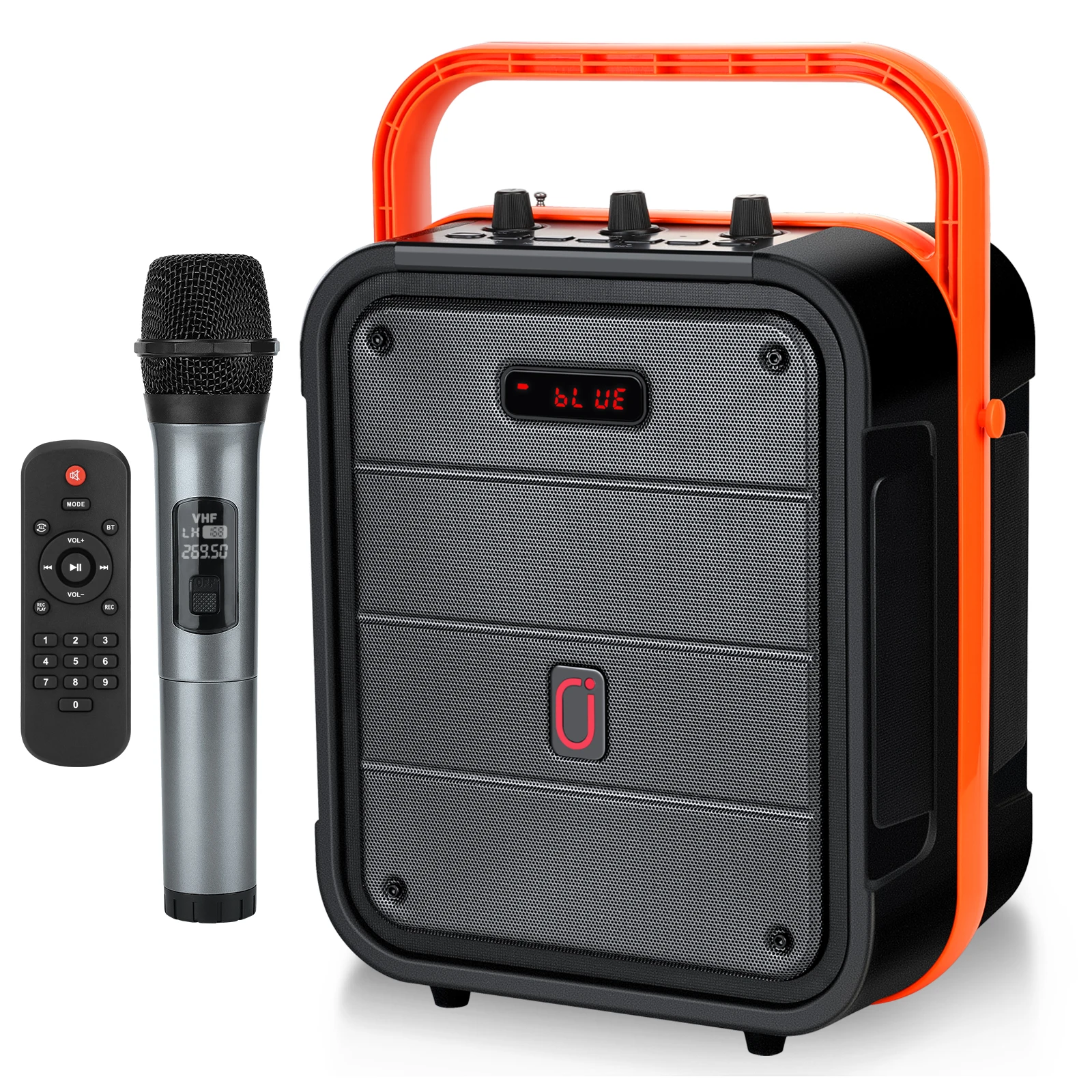 

Outdoor Party Travel Jyx Portable Sound Karaoke Machine Speaker With Wireless Microphone, Black