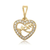 

35448 Xuping fashion jewelry 2019 new arrival 14K gold plating heart shape pendant for mom's gift