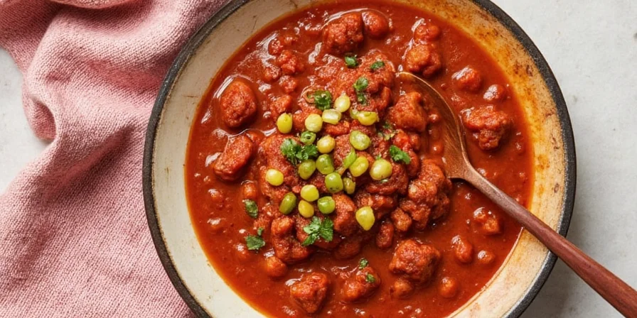 Spiced chili bowl