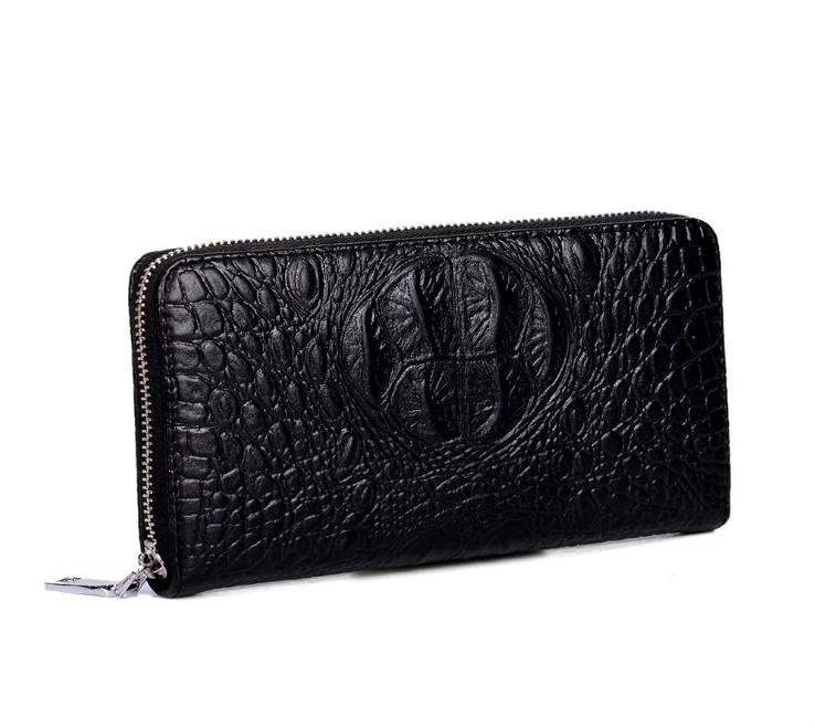 

Crocodile male long Wallet Business Wallet Zipper Large Capacity Male Hand Bag 2021 new style