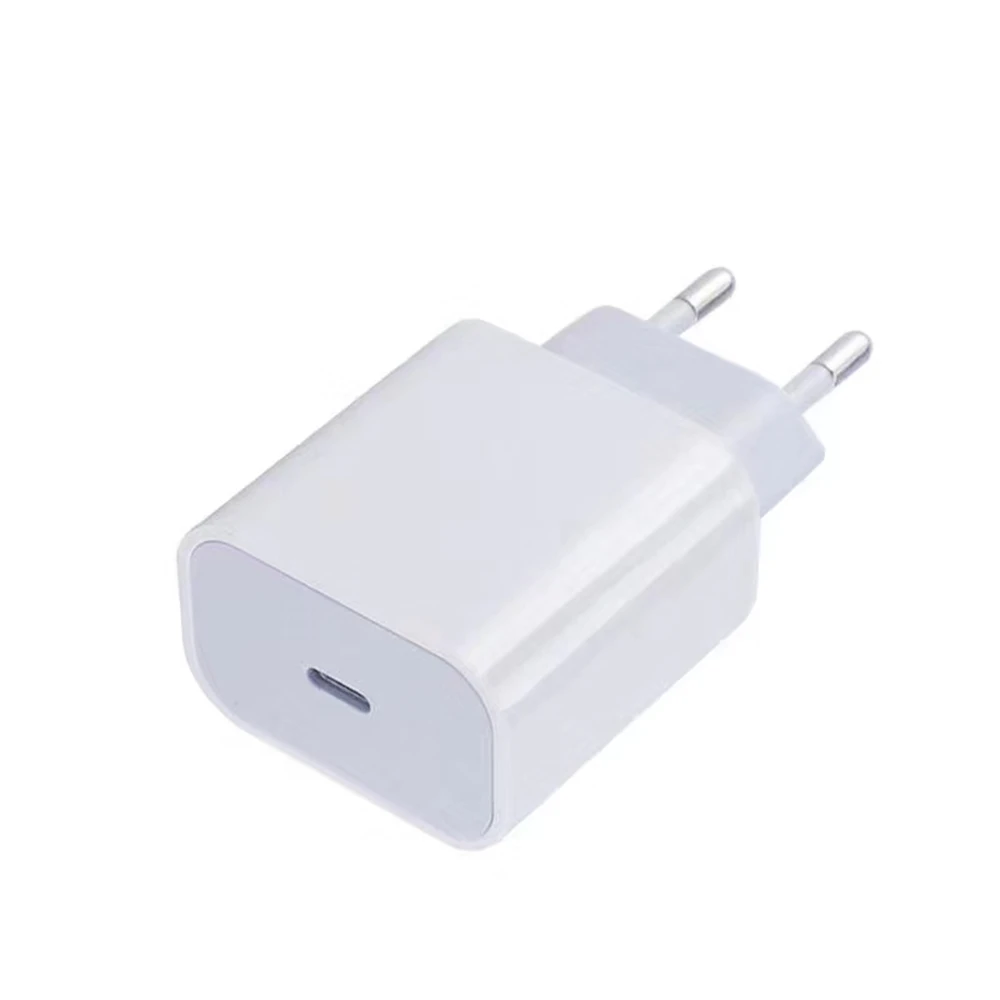 

High Speed 20W Charger C Type EU US UK AU Plug USB C Block Superfast Charger For iphone 11 pro max, White