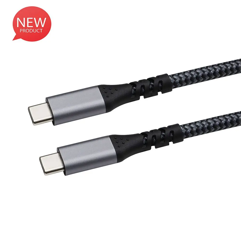 

Data Cable Power Charging Braided Aluminum Alloy Cable Nylon Braided USB Cable For Tablet PC, Black/grey