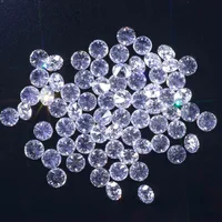 

Lab grown round brilliant cut DEF VS well made loose HPHT diamonds 3mm