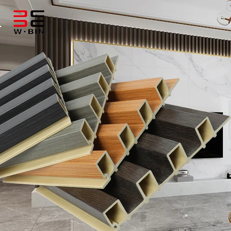 

2024 hot selling Wholesale Waterproof WPC Wood Plastic Composite Wall Panel for House Decoration Quick Delivery