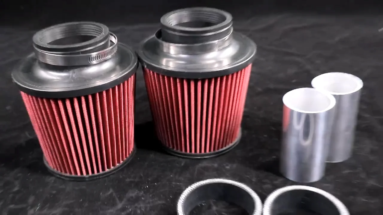 N54 Dual Cone Filter Air Intake Kit for BMW 135i 335i 535i Z4 3.0L Twin Turbo I6N54 Dual Cone