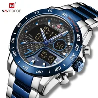 

Naviforce New Watch 9171 Quartz Sport Luxury Men Wristwatch Water Resistant Japan Movement Watches naviforce reloj