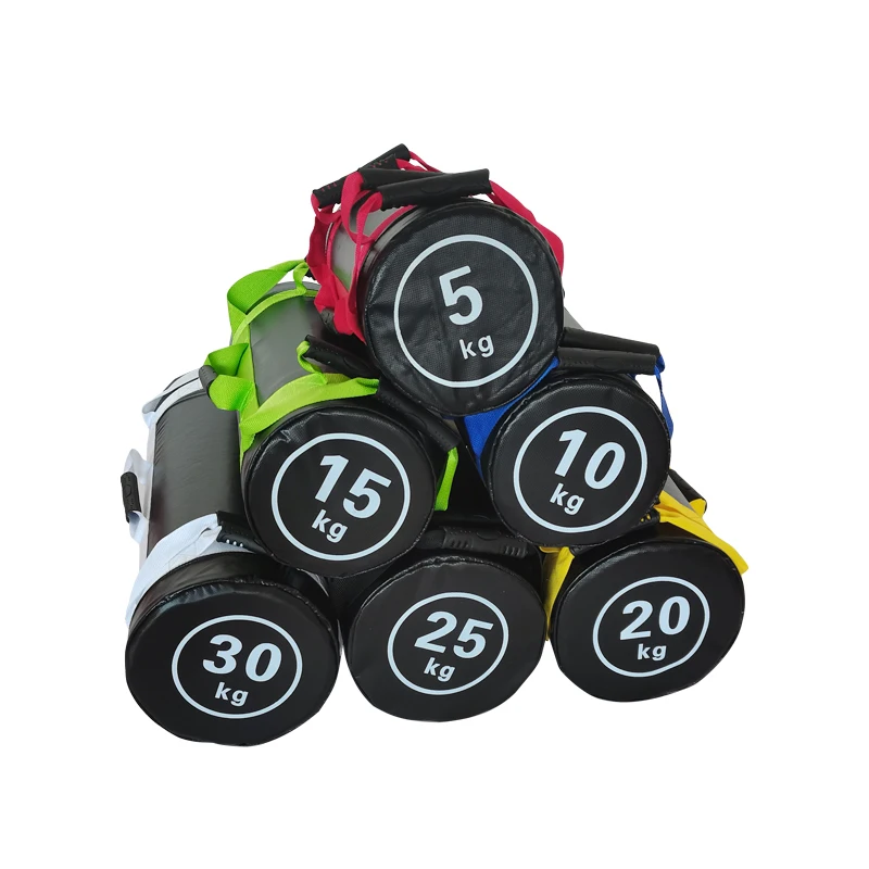 

Power training bag power bag fitness 25kg sandbag made in China, Black red etc