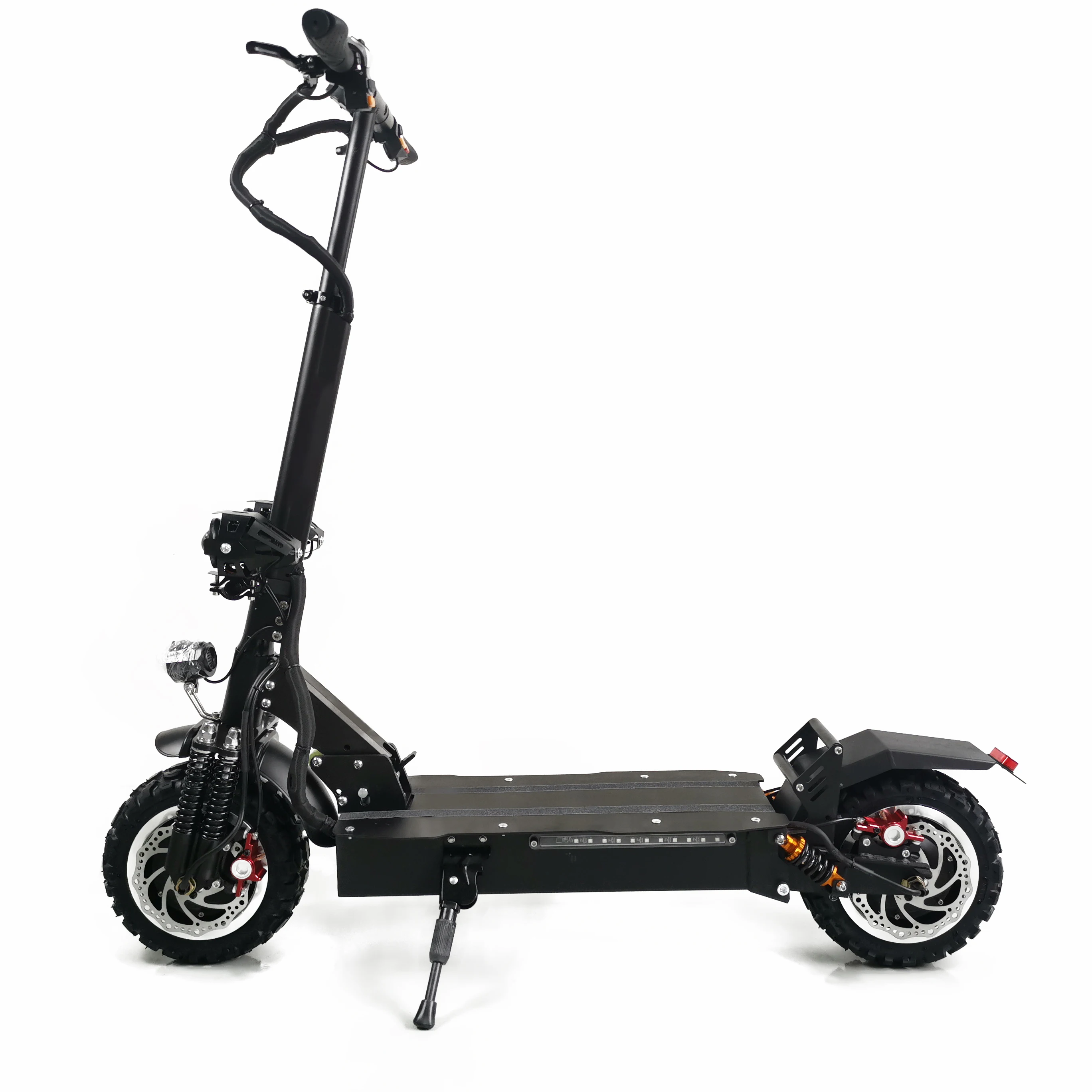 

E Scooter Delivery Used Adult Batteries Fat Wheel 50mph Big Electric Scooters For High Power, Black