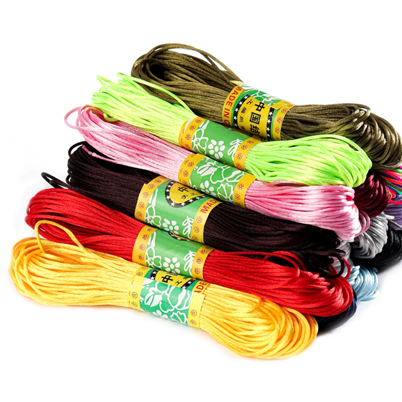 

Hot selling Fashion Colorful Chinese Knot Thread Colorful Rope  for Jewelry Making