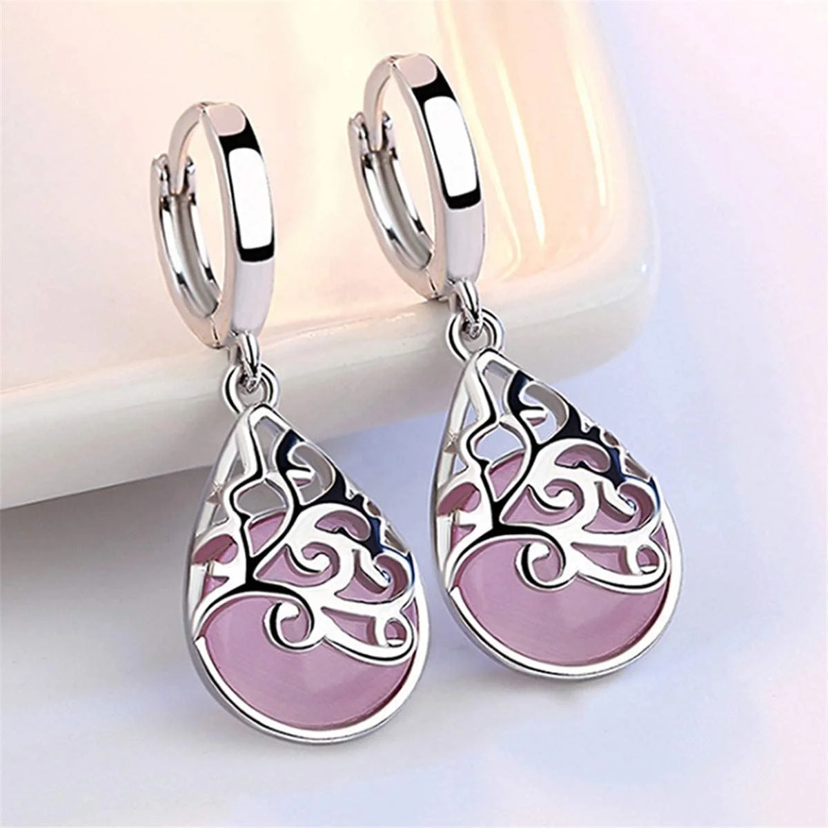 

UNIQ Hypoallergenic Earring Moonlight Opal Tears Drop Earrings for Women Charm