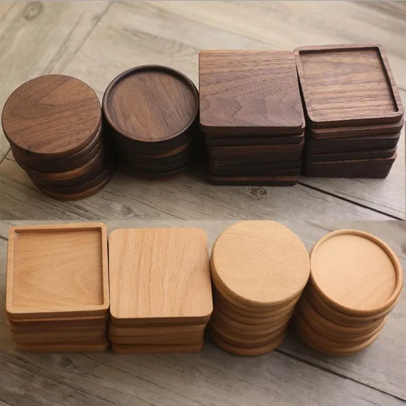 

Tabletex Acacia Wooden Coaster set for Drinks, Customized